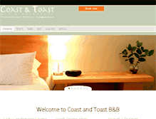 Tablet Screenshot of coastandtoast.com